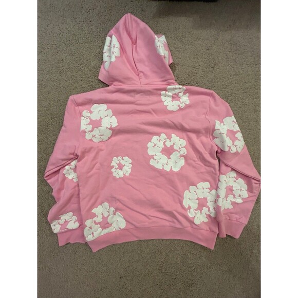 Denim Tears Hoodie Size Medium Pink - Picture 2 of 5